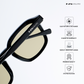 Vortex Shades - Yellow Black Square Sunglasses - RB2537