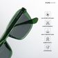 Gwalior Glow - Jade Frost Rectangle Sunglasses - RB2627
