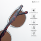 Coorg Cove - Matte Terra Square Sunglasses - RB2711