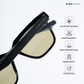 Waypoint - Black Yellow Wayfarer Sunglasses - RB2519