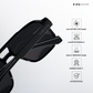 Glare - Shadow Shades Rectangle Sunglasses - RB2328