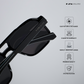 Glare - Shadow Shades Rectangle Sunglasses - RB2328