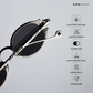 Jaisalmer Glow - Molten Metal Polarized Oval Sunglasses - RB2667