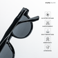 Nashik Noir - Black Core Oval Sunglasses - RB2581