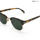 Delhi Daze - Pine Haze Clubmaster Half Rim Sunglasses - RB2560