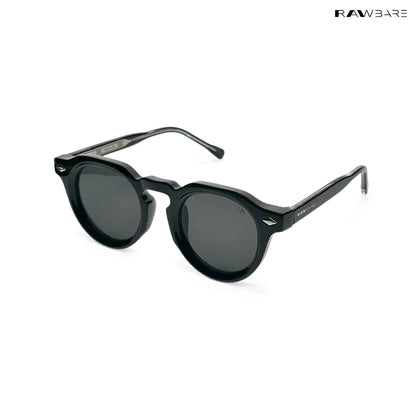 Groove Shades - All Black Round Sunglasses - RB2538