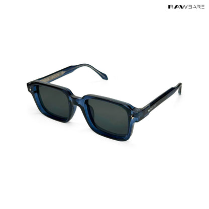 Rogue Shades - Deep Blue Rectangle Sunglasses - RB2674