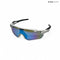 Swift - White Blue Polarized Wrap Around Sunglasses - RB2514