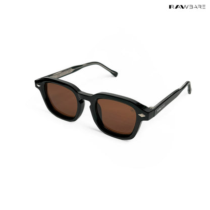 Vortex Shades - Black Brown Square Sunglasses - RB2673