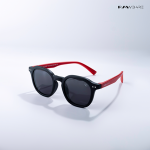 Legacy Cub - Scarlet Jet Kids Polarized Wayfarer Sunglasses - RBK2512