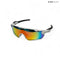 Swift - White Orange Polarized Wrap Around Sunglasses - RB2513