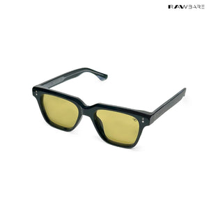 Waypoint - Black Yellow Wayfarer Sunglasses - RB2519