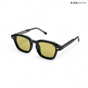Vortex Shades - Yellow Black Square Sunglasses - RB2537