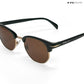 Delhi Daze - Burnt Loft Clubmaster Half Rim Sunglasses - RB2559