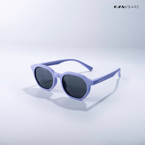 Mini Maven - Lilac Kids Polarized Wayfarer Sunglasses - RBK2502