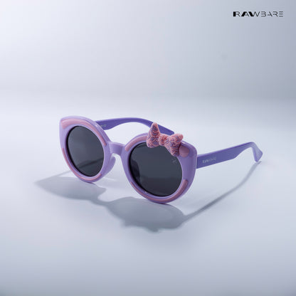 Sparkle Sprint - Voilet Kids Polarized Cateye Sunglasses - RBK2515