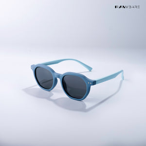 Mini Maven - Ocean Kids Polarized Wayfarer Sunglasses - RBK2503