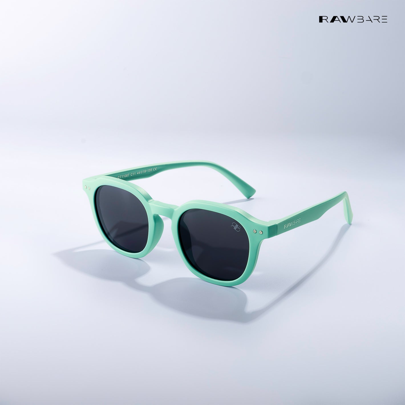 Legacy Cub - Frost Mint Kids Polarized Wayfarer Sunglasses - RBK2511