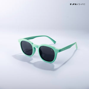 Legacy Cub - Frost Mint Kids Polarized Wayfarer Sunglasses - RBK2511