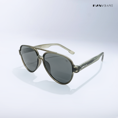 Rann Ray - Storm Grey Aviator Sunglasses - RB2714