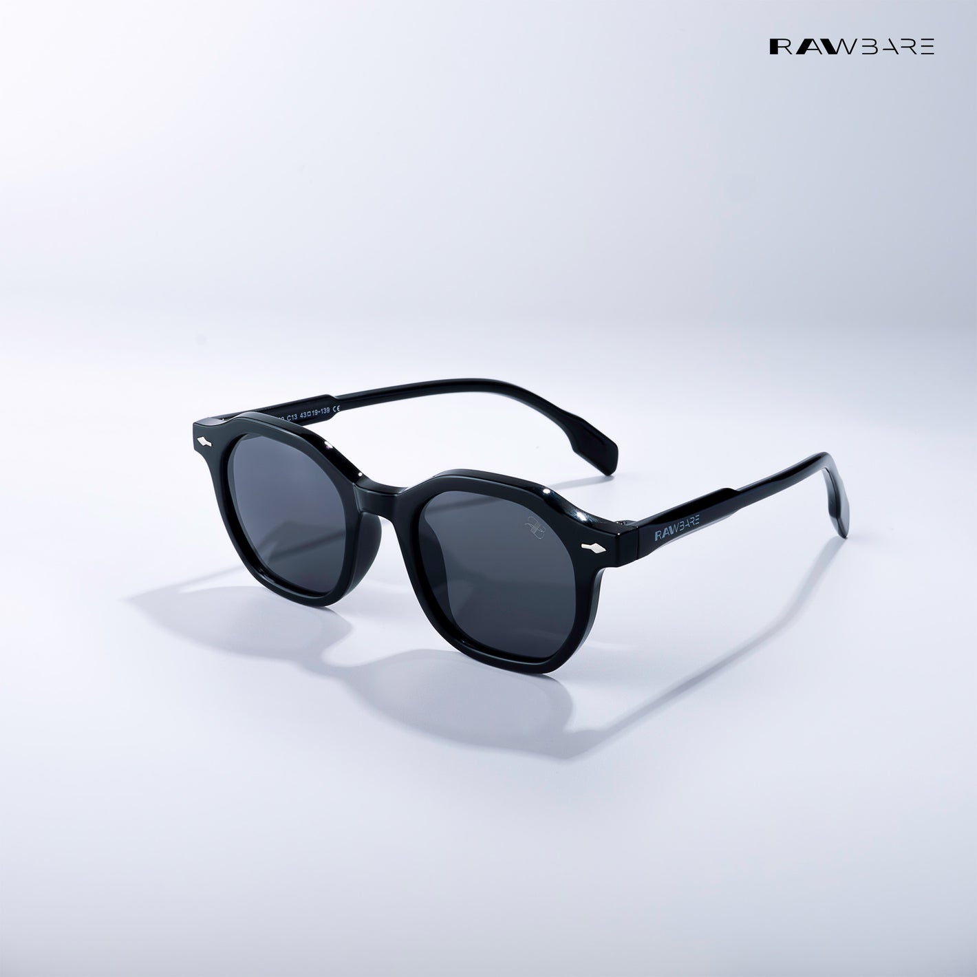 Classic Cub - Charcoal Kids Polarized Wayfarer Sunglasses - RBK2509