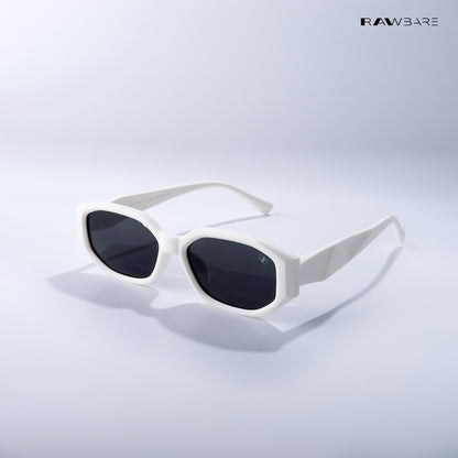 Candy Dash - Frost Bite Kids Polarized Irregular Rectangle Sunglasses - RBK2521