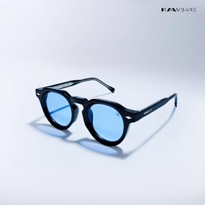 Groove - Blue Black Round Sunglasses - RB2748