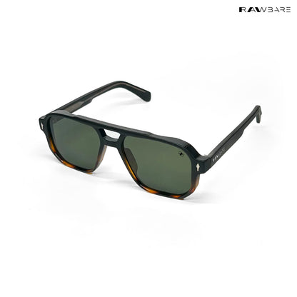 Glare - Nightwood Rectangle Sunglasses - RB2327