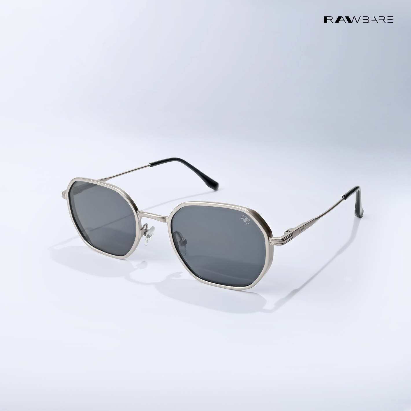 Syro - Silver Black Squoval Sunglasses - RB2679SB