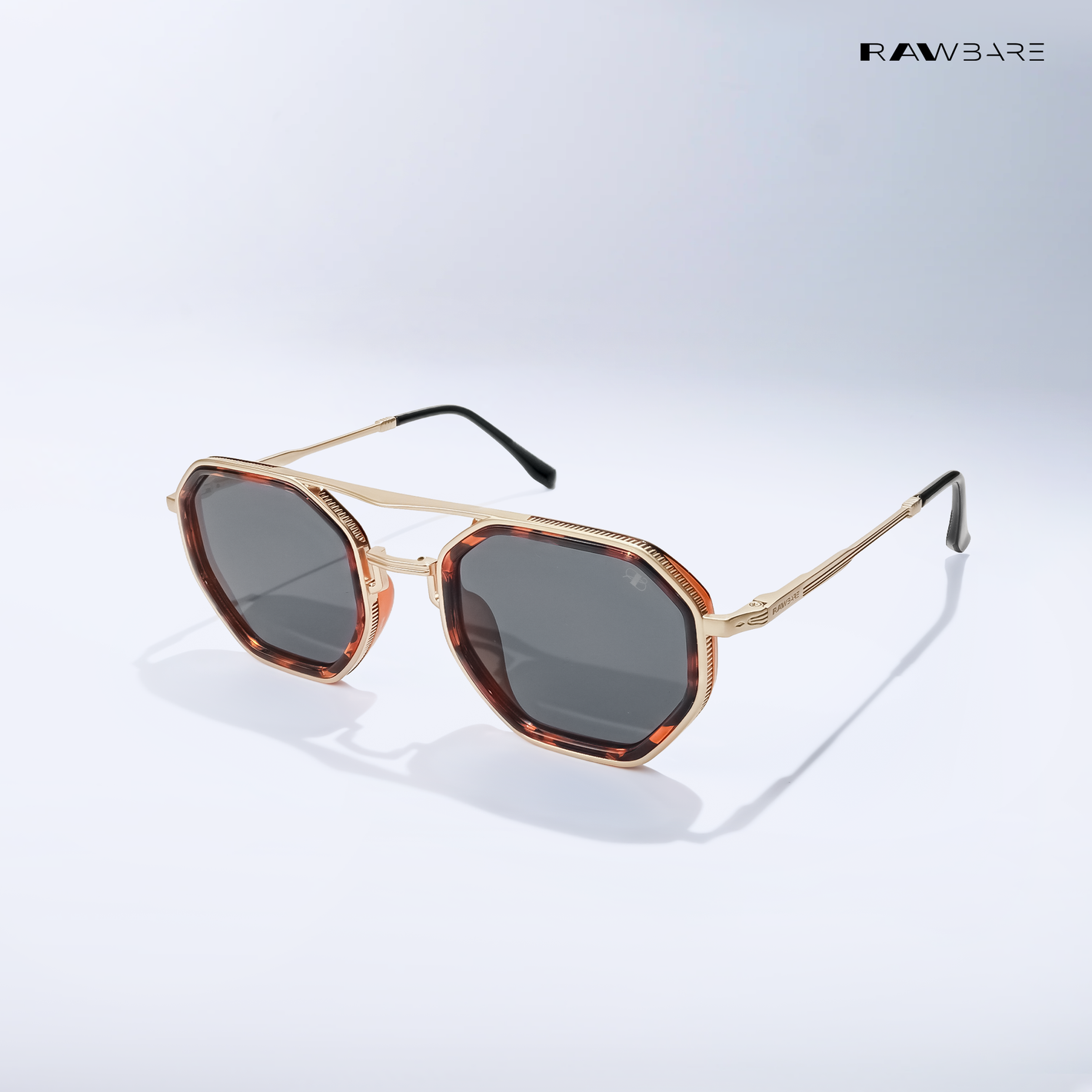 Luno - Gold Black Squoval Sunglasses - RB2688SB