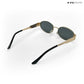 Lunar - Black Gold Oval Sunglasses - RB2430