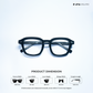 Vortex - Black Square Bluecut Eyewear - RB2746