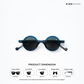 Shillong Shades - Dark Tide Round Sunglasses - RB2620