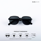 Jaipur Hues - Charcoal Square Sunglasses - RB2562