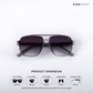 Rohtang Ray - Monotint Angular Modified Square Sunglasses - RB2570