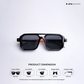 Poly - Pitch Square Sunglasses - RB2654