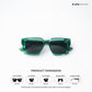 Kolkata Chrome - Viper Fern Square Sunglasses - RB2651