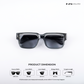 Timeless - Fog Drip Rectangle Sunglasses - RB2578