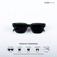 Classic Roamer - Green Polarized Wayfarer Sunglasses - RB2454