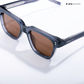 Waypoint- Frosted Brown Wayfarer Sunglasses - RB2672