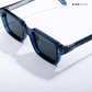 Rogue Shades - Deep Blue Rectangle Sunglasses - RB2674