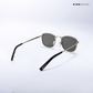 Metal Glint 2.0 - Silver Black Square Sunglasses - RB2632
