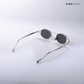 Jaisalmer Glow - Molten Metal Polarized Oval Sunglasses - RB2667