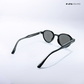 Nashik Noir - Black Core Oval Sunglasses - RB2581