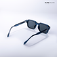Rogue Shades - Deep Blue Rectangle Sunglasses - RB2674
