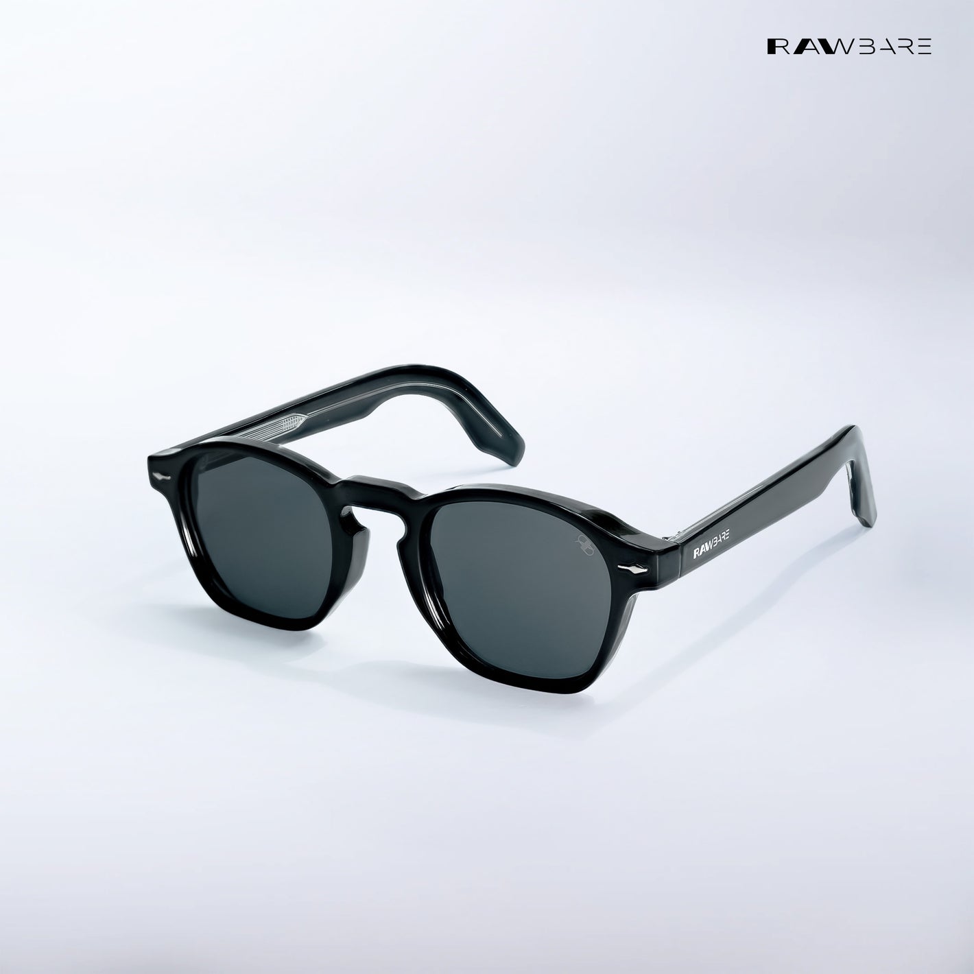 Urban Grid - Black Polarized Wayfarer Sunglasses - RB2457