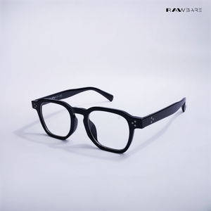 Solar Sleek - Black Blue Cut Wayfarer Sunglasses - RB2509