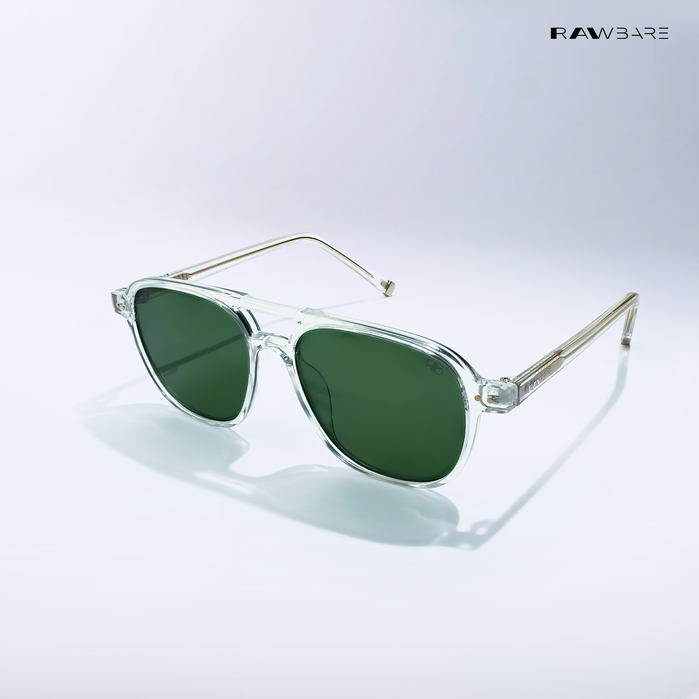 Alleppey Amour - Clear Meadow Aviator Sunglasses - RB2692