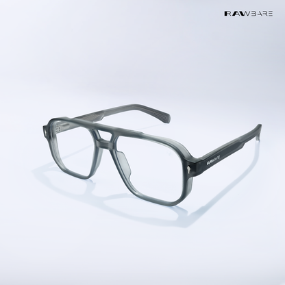 Glare - Navy Rectangle Bluecut Eyewear - RB2742