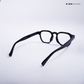 Solar Sleek - Black Blue Cut Wayfarer Sunglasses - RB2509